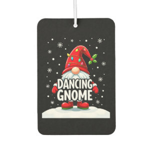 Weihnachts-Gnom Tanz-Gnom Familienweihnachten (5) Autolufterfrischer