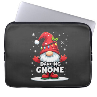 Weihnachts-Gnom tanzender Gnom Familienweihnachten Laptopschutzhülle