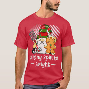 Weihnachts-Gnome Backbrillanz T-Shirt