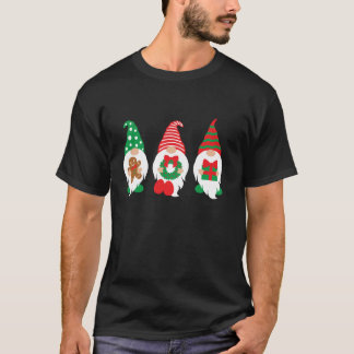 Weihnachts-Gnome Gnom-Trio Feiertagsbekleidung  T-Shirt