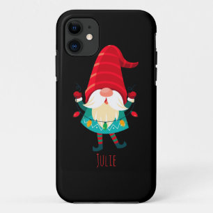 Weihnachts Gnome Holding Weihnachtsleuchten Case-Mate iPhone Hülle