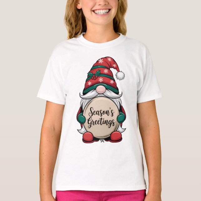 Weihnachts-Gnome-Jahreszeit T-Shirt (Vorderseite)