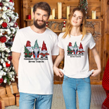 Weihnachts-Gnome-Spaß-T - Shirt
