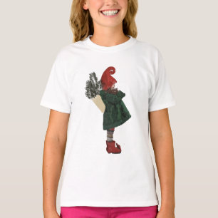 Weihnachts-Gnome-T - Shirt - Feiertagsdesign