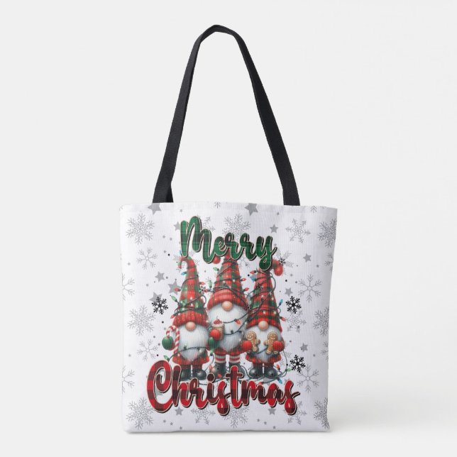 Weihnachts-Gnome-Tasche (Rückseite)