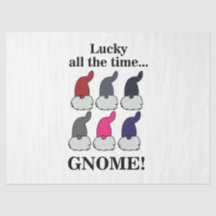 Weihnachts-Gnome Xmas Glückspilz