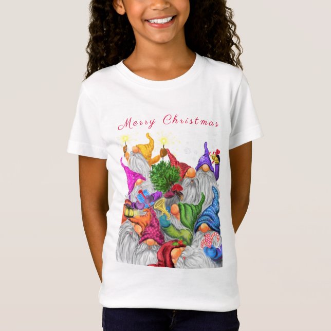 Weihnachts-Gnomes-Kid-T - Shirt (Vorderseite)