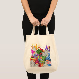 Weihnachts-Gnomes Tote-Beutel-Geschenk Tragetasche