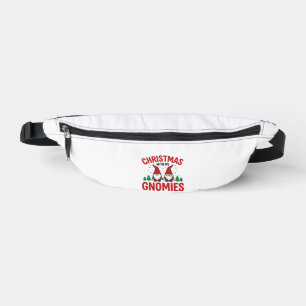 Weihnachts-Gnomies-Feiertags-Gnom-Design Bauchtasche