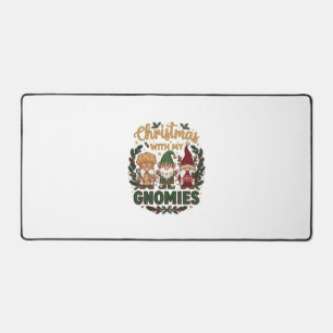 Weihnachts-Gnomies-Lichterkette Zuckerstange Schreibtischunterlage