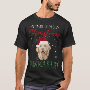 Weihnachts Golden Retriever Geschenk Pajama Doppy  T-Shirt
