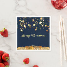 Weihnachts-Goldsterne, Christbaumkugeln, Baum und