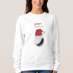 Weihnachts Golf Ball Sport Festival Sweatshirt