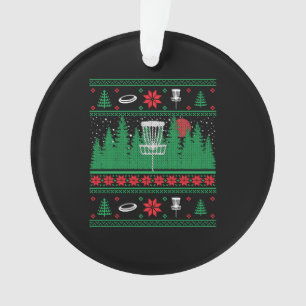 Weihnachts Golf Frisbee Ugly Weihnachten Weihnacht Ornament