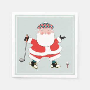 Weihnachts-Golf-Party Serviette