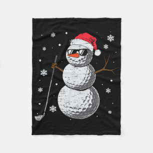 Weihnachts-Golf-Schneemann-Hut Weihnachtsmann Xmas Fleecedecke