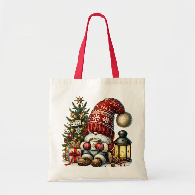 Weihnachts Gonk Shopping Bag Tragetasche (Vorne)