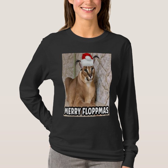 Weihnachts-Großfloppa T-Shirt (Vorderseite)
