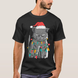 Weihnachts-grumpy-Katze als hässliches Sweatshirt- T-Shirt