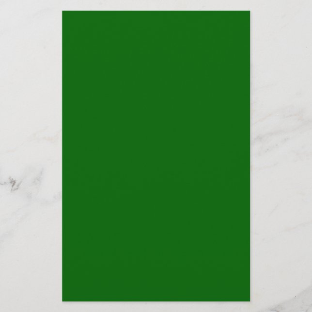 Weihnachts Grüne Farbe Briefpapier (Vorderseite)