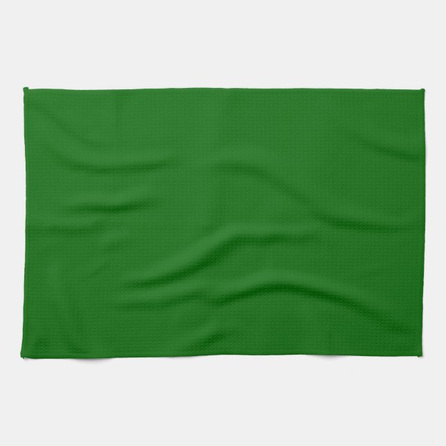 Weihnachts Grüne Farbe Geschirrtuch (Horizontal)