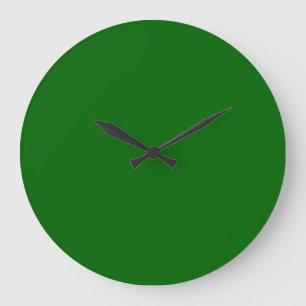 Weihnachts Grüne Farbe Große Wanduhr