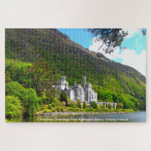 Weihnachts-Grüße aus Kylemore Abbey Galway Puzzle
