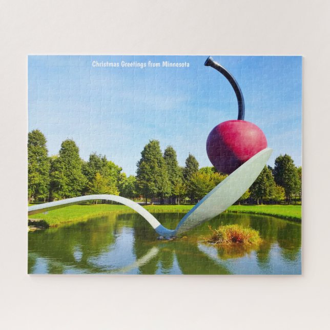 Weihnachts Grüße Minnesota. Jigsaw Puzzle (Horizontal)
