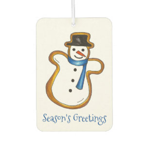 Weihnachts-Grüße Snowman Weihnachten Hanukkah Gesc Autolufterfrischer