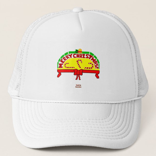 Weihnachts Grüße Trucker Hat Truckerkappe (Vorderseite)