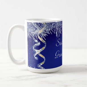 Weihnachts-Grüße Weihnachten Glitzer Weihnachten Kaffeetasse
