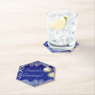 Weihnachts-Grüße Weihnachten Glitzer Weihnachten Untersetzer