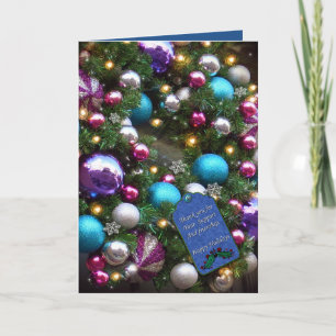 Weihnachts-Grußkarte Danke aus der Wirtschaft