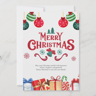 Weihnachts-Grußkarte Feiertagskarte