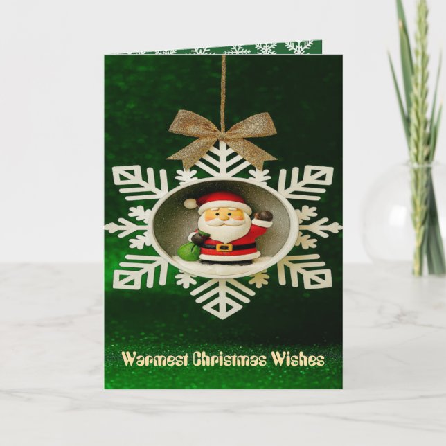 Weihnachts-Grußkarte Feiertagskarte (Vorderseite)