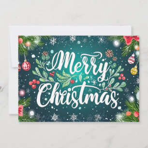 Weihnachts-Grußkarte Feiertagskarte