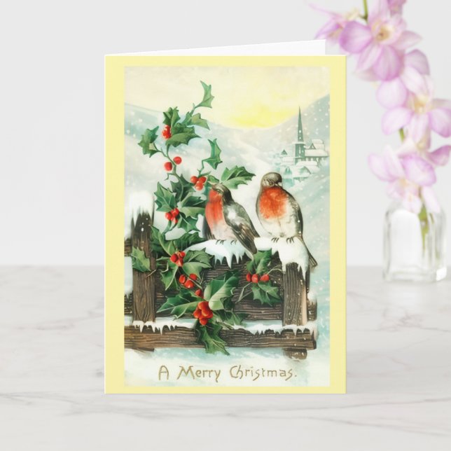 Weihnachts-Grußkarte Karte (Orchidee)