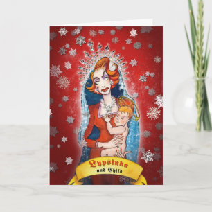 Weihnachts-Grußkarte Nr. 1 (innen grüßen) Feiertagskarte