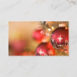 Weihnachts-Grußkarte Visitenkarte