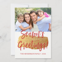 Weihnachts-Grußkarten mit Handschrift und Script-F