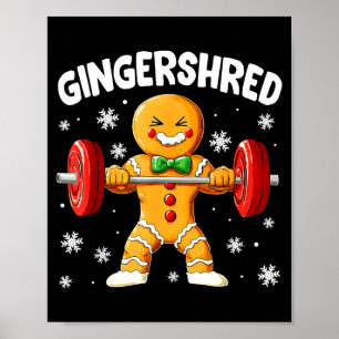 Weihnachts-Gym-Gingerbread-Gingershred-Weihnachts- Poster