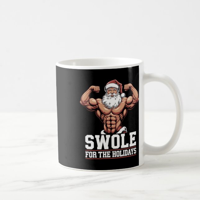Weihnachts-Gymnastik-Workout-Swole für Ho Kaffeetasse (Rechts)