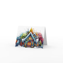 Weihnachts-Happy Bright-Illustration