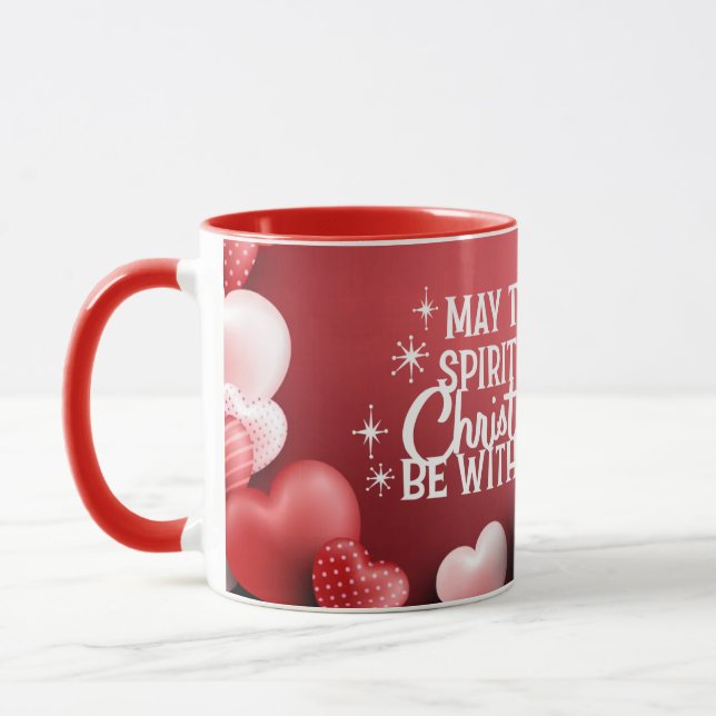 Weihnachts-Hasen-Liebe-Tasse Tasse (Links)