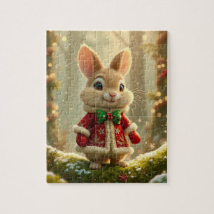 Weihnachts-Hasen-Puzzle Puzzle