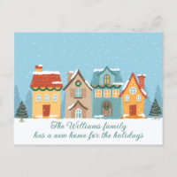 Weihnachts-Haus feierlich neue Zuhause-Adresse bew