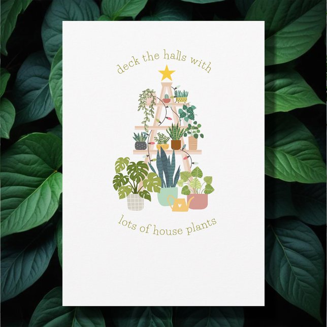 Weihnachts-Haus-Pflanze Foto Ferienwohnung Feiertagskarte (Von Creator hochgeladen)