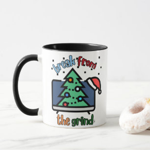 Weihnachts-Heimkinofilme-Kaffeetasse Tasse
