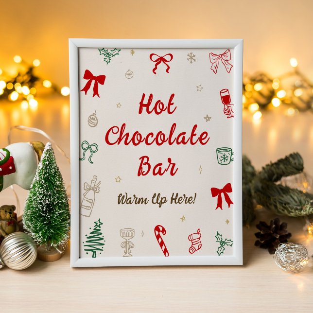 Weihnachts-Heiße-Schokoladen-Bar Poster (Von Creator hochgeladen)