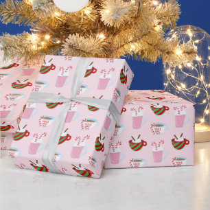 Weihnachts-Heißkakao-Muster Geschenkpapier
